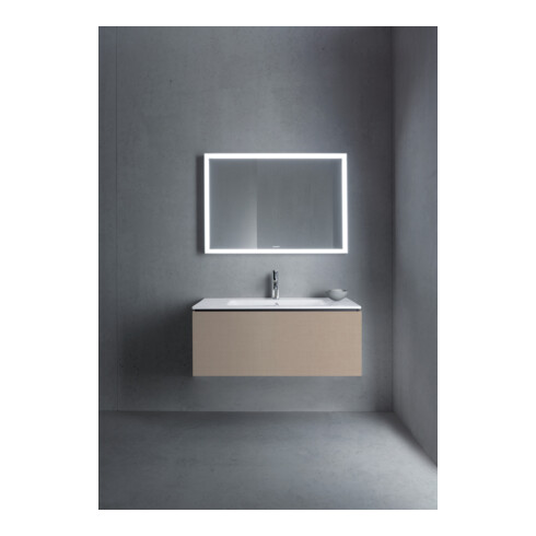 Duravit Meuble sous-lavabo L-Cube 102x48,1 cm, blanc mat, 1 tiroir, suspendu