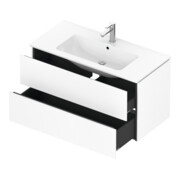 Duravit Meuble sous lavabo L-Cube 102x48,1 cm, blanc mat, 2 tiroirs, suspendu-2