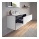 Duravit Meuble sous lavabo L-Cube 102x48,1 cm, blanc mat, 2 tiroirs, suspendu