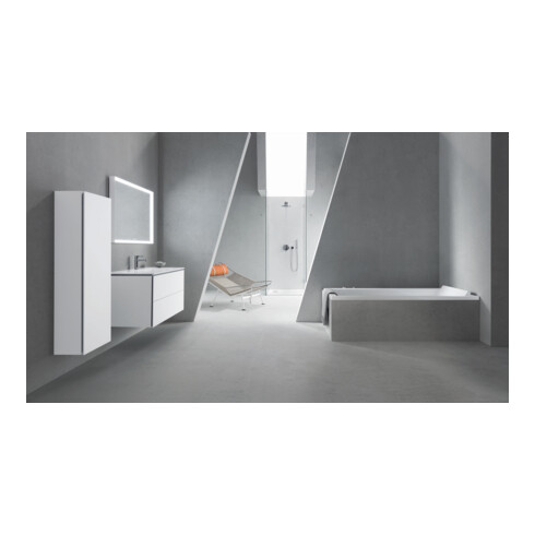 Duravit Meuble sous lavabo L-Cube 102x48,1 cm, blanc mat, 2 tiroirs, suspendu