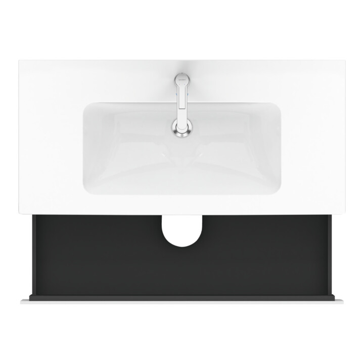 Duravit Meuble sous lavabo L-Cube 102x48,1 cm, blanc mat, 2 tiroirs, suspendu