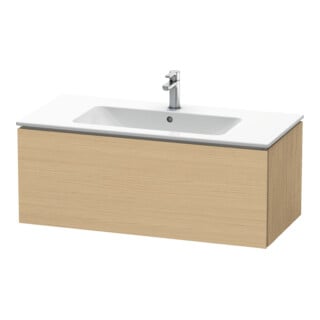 Duravit Meuble sous lavabo L-Cube 102x48,1 cm, blanc œuf, 1 tiroir, suspendu
