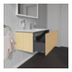 Duravit Meuble sous lavabo L-Cube 102x48,1 cm, blanc œuf, 1 tiroir, suspendu-2