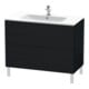 Duravit Meuble sous lavabo L-Cube 102x48,1 cm, blanc œuf, 2 tiroirs, sur pied-1