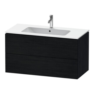 Duravit Meuble sous lavabo L-Cube 102x48,1 cm, blanc œuf, 2 tiroirs, suspendu