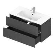 Duravit Meuble sous lavabo L-Cube 102x48,1 cm, graph ma, 2 tiroirs, suspendu-4