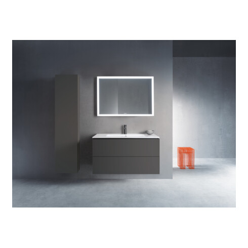 Duravit Meuble sous lavabo L-Cube 102x48,1 cm, graph ma, 2 tiroirs, suspendu