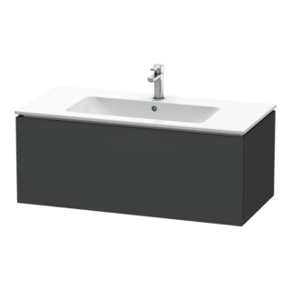 Duravit Meuble sous-lavabo L-Cube 102x48,1 cm, graphite mat, 1 tiroir, suspendu