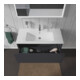 Duravit Meuble sous-lavabo L-Cube 102x48,1 cm, graphite mat, 1 tiroir, suspendu