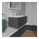 Duravit Meuble sous-lavabo L-Cube 102x48,1 cm, graphite mat, 1 tiroir, suspendu
