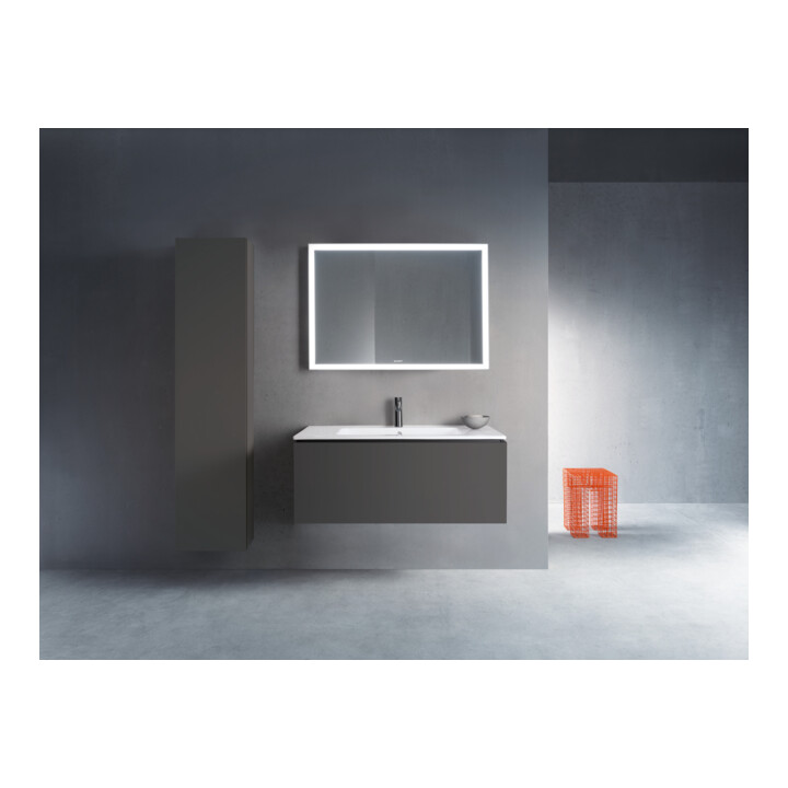 Duravit Meuble sous-lavabo L-Cube 102x48,1 cm, graphite mat, 1 tiroir, suspendu