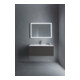 Duravit Meuble sous lavabo L-Cube 102x48,1 cm, graphite mat, 1 tiroir, suspendu