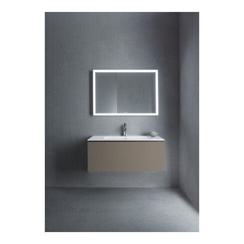 Duravit Meuble sous-lavabo L-Cube 102x48,1 cm, gris mat, 1 tiroir, suspendu