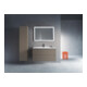 Duravit Meuble sous lavabo L-Cube 102x48,1 cm, gris mat, 2 tiroirs, suspendu