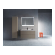 Duravit Meuble sous lavabo L-Cube 102x48,1 cm, gris mat, 2 tiroirs, suspendu-4