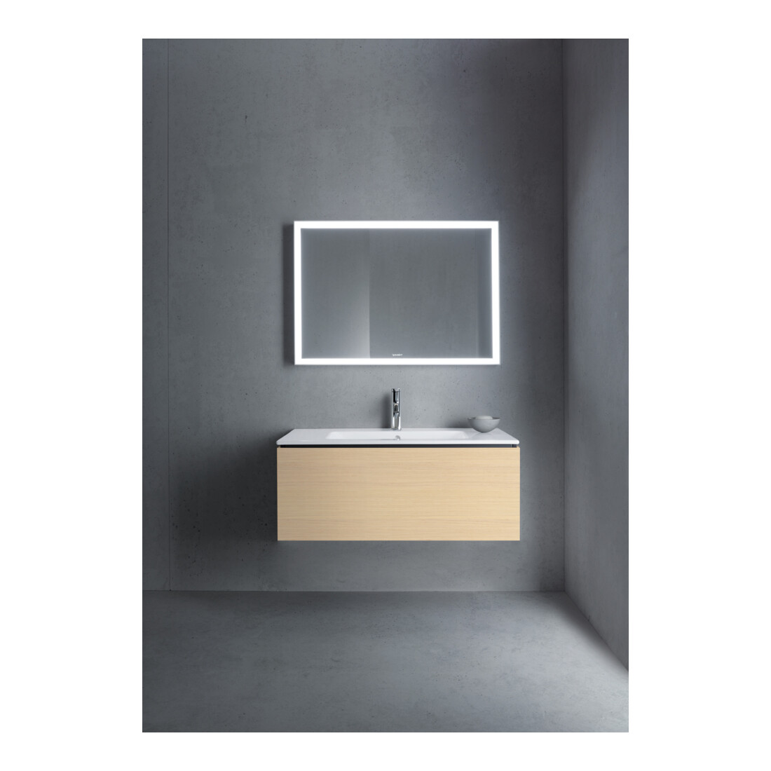 Duravit Meuble sous lavabo L-Cube 102x48,1 cm, méd. œuf, 1 tiroir, suspendu