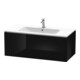 Duravit Meuble sous-lavabo L-Cube 102x48,1 cm, noir brillant, 1 tiroir, suspendu-1