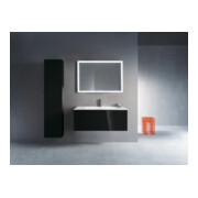 Duravit Meuble sous-lavabo L-Cube 102x48,1 cm, noir brillant, 1 tiroir, suspendu-4