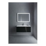 Duravit Meuble sous-lavabo L-Cube 102x48,1 cm, noir brillant, 1 tiroir, suspendu-5