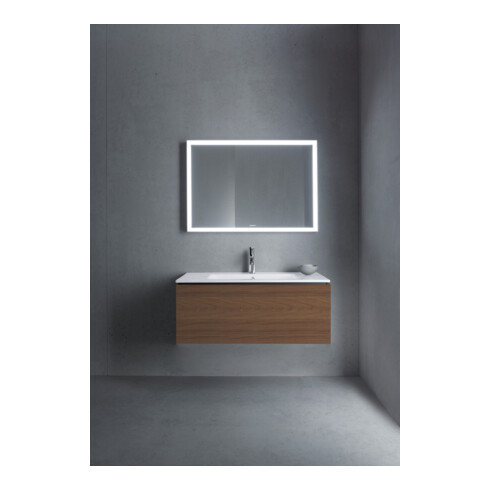 Duravit Meuble sous lavabo L-Cube 102x48,1 cm, noyer foncé, 1 tiroir, suspendu