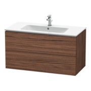 Duravit Meuble sous lavabo L-Cube 102x48,1 cm, noyer foncé, 2 tiroirs, suspendu