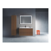 Duravit Meuble sous lavabo L-Cube 102x48,1 cm, noyer foncé, 2 tiroirs, suspendu-4
