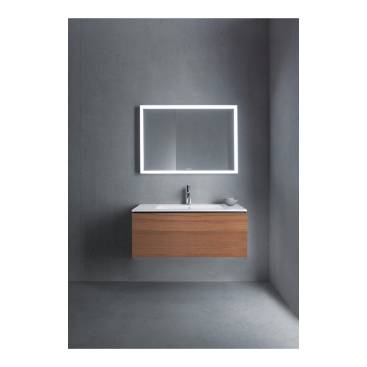 Duravit Meuble sous lavabo L-Cube 102x48,1 cm, noyer naturel, 1 tiroir, suspendu