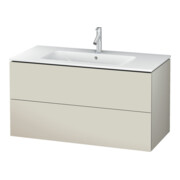 Duravit Meuble sous lavabo L-Cube 102x48,1 cm, taupe, 2 tiroirs, suspendu