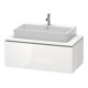 Duravit Meuble sous lavabo L-Cube 102x54,7 cm, blanc brillant, avec console, 1 tiroir-1