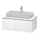 Duravit Meuble sous lavabo L-Cube 102x54,7 cm, blanc brillant, avec console, 1 tiroir-4