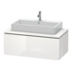 Duravit Meuble sous lavabo L-Cube 102x54,7 cm, blanc brillant, avec console, 1 tiroir-1