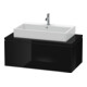 Duravit Meuble sous-lavabo L-Cube 102x54,7 cm, blanc brillant, avec console, 1 tiroir-1