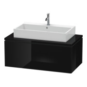 Duravit Meuble sous-lavabo L-Cube 102x54,7 cm, blanc brillant, avec console, 1 tiroir