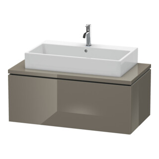 Duravit Meuble sous lavabo L-Cube 102x54,7 cm, blanc brillant, pour console, 1 tiroir
