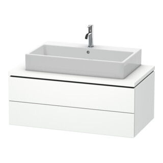 Duravit Meuble sous-lavabo L-Cube 102x54,7 cm, blanc mat, 2 tiroirs