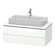 Duravit Meuble sous lavabo L-Cube 102x54,7 cm, blanc mat, f Kons, 2 tiroirs
