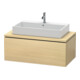 Duravit Meuble sous-lavabo L-Cube 102x54,7 cm, chêne méd., pour console, 1 tiroir-1