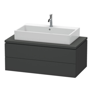 Duravit Meuble sous lavabo L-Cube 102x54,7 cm, graphite mat, 2 tiroirs