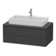 Duravit Meuble sous lavabo L-Cube 102x54,7 cm, graphite mat, 2 tiroirs-1