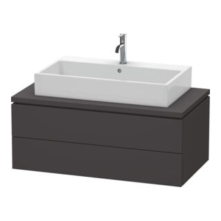 Duravit Meuble sous-lavabo L-Cube 102x54,7 cm, graphite mat, f Kons, 2 tiroirs