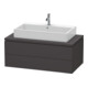 Duravit Meuble sous-lavabo L-Cube 102x54,7 cm, graphite mat, f Kons, 2 tiroirs-1