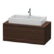 Duravit Meuble sous-lavabo L-Cube 102x54,7 cm, noyer, pour console, 2 tiroirs-1