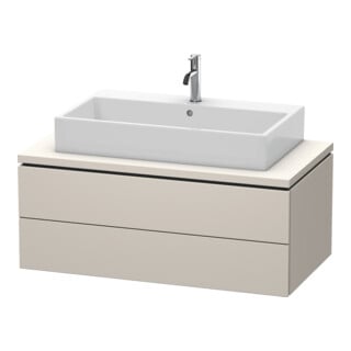 Duravit Meuble sous lavabo L-Cube 102x54,7 cm, taupe mat, f Kons, 2 tiroirs
