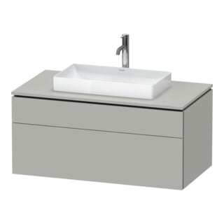 Duravit Meuble sous lavabo L-Cube 102x55 cm, blanc mat, 1 porte, 1 tiroir, suspendu