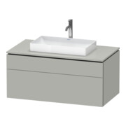 Duravit Meuble sous lavabo L-Cube 102x55 cm, blanc mat, 1 porte, 1 tiroir, suspendu