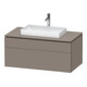 Duravit Meuble sous lavabo L-Cube 102x55 cm, blanc mat, 1 porte, 1 tiroir, suspendu-1