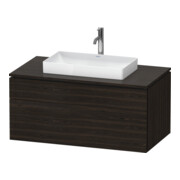Duravit Meuble sous lavabo L-Cube 102x55 cm, N ge, 1 porte, 1 tiroir, suspendu-1