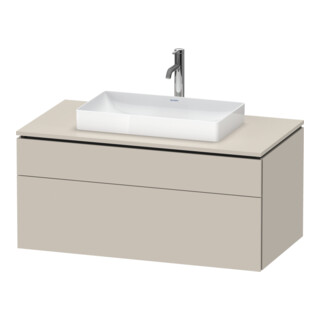 Duravit Meuble sous lavabo L-Cube 102x55 cm, T m, 1 tiroir, 1 coulissant, suspendu