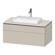 Duravit Meuble sous lavabo L-Cube 102x55 cm, T m, 1 tiroir, 1 coulissant, suspendu
