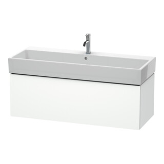 Duravit Meuble sous-lavabo L-Cube 118,4 x 45,9 cm, blanc mat, 1 tiroir, suspendu